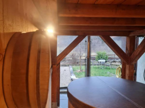 Le Chalet du Tanet spa sauna terrasse en Alsace Soultzeren
